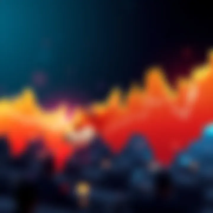 A visual representation of Dogecoin struggling to rise above a price of 0.0710 over 10 days, showcasing a flat line on a price chart.