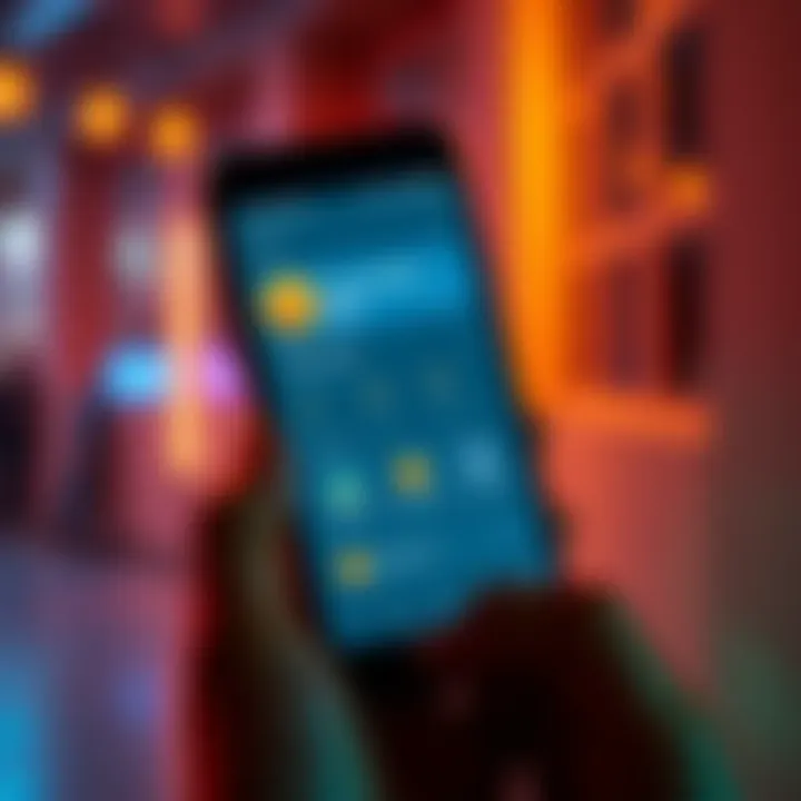 A smartphone displaying the Dogecoin Wallet app with new features like 'Write a Check' and customizable fees on the screen.