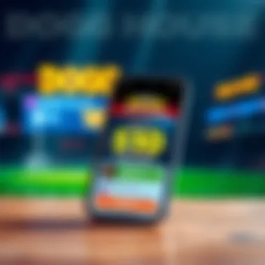 Dogg House Sportsbook promotion A smartphone displaying the Dogg House Sportsbook app with a $10 cash bonus offer on the screen
