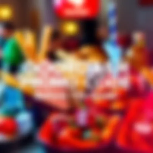 A graphic featuring a coupon or promo code for DoorDash with food items in the background