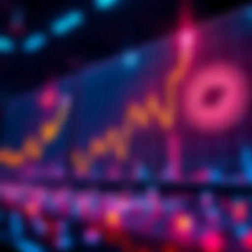 A visual representation showing a rise in Dot cryptocurrency prices with upward trending graphs and charts, indicating market interest and activity today.