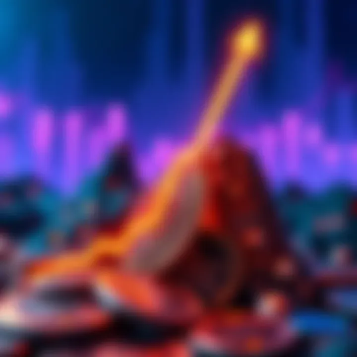 Graph showing upward trend of DOT cryptocurrency with arrows representing potential growth triggers