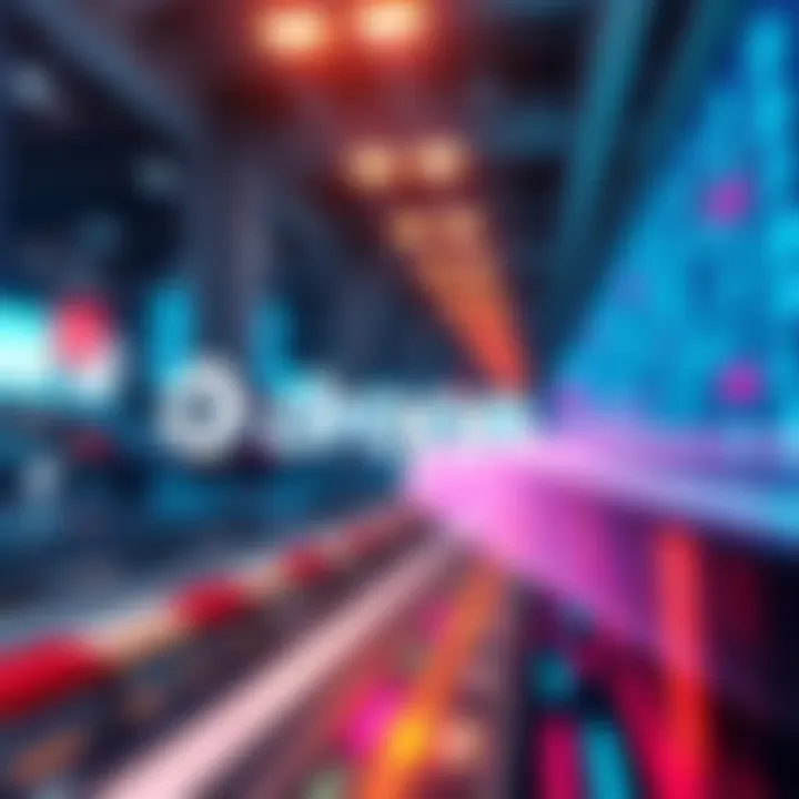 A graphic showing the integration of Real Time Payments technology with payment symbols, highlighting speed and efficiency in transactions.