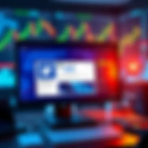 The head of DTCC is shown on a computer screen retweeting a post related to LINK, with financial charts in the background and social media icons visible.