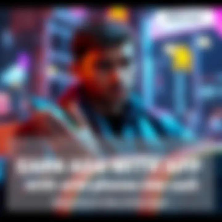 A person using an old smartphone to check telecom services, symbolizing earning ADA through the Unity app