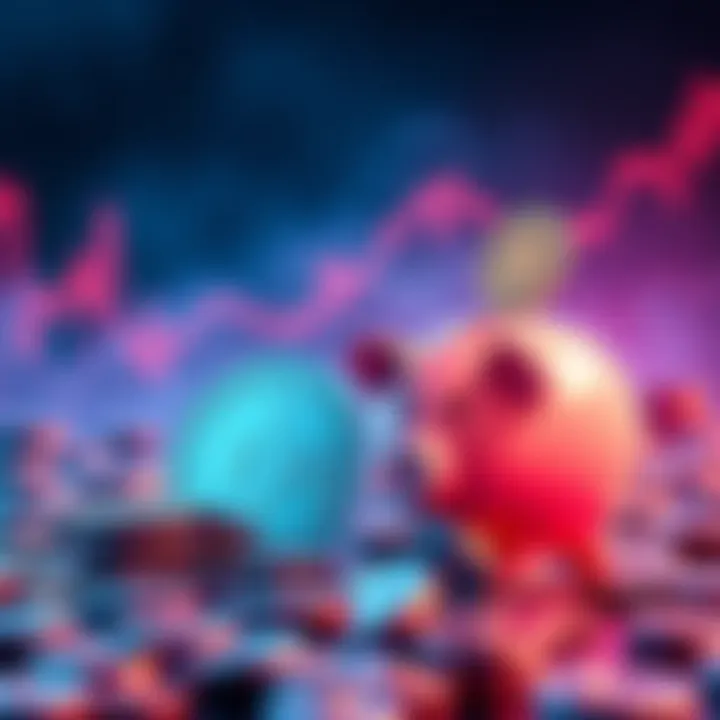 A graphic showing ION and USDT tokens with a piggy bank symbolizing passive income generation through staking on BingX.