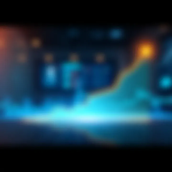 Earnings Growth A graph showing an upward trend representing increasing profits over time.