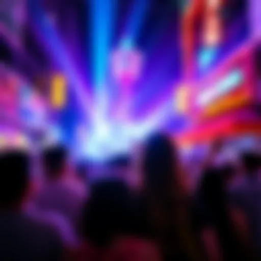 Star DJ Sally performing at Electric Euphoria Festival in Lan Kwai Fong, with vibrant lights and audience enjoying the music.