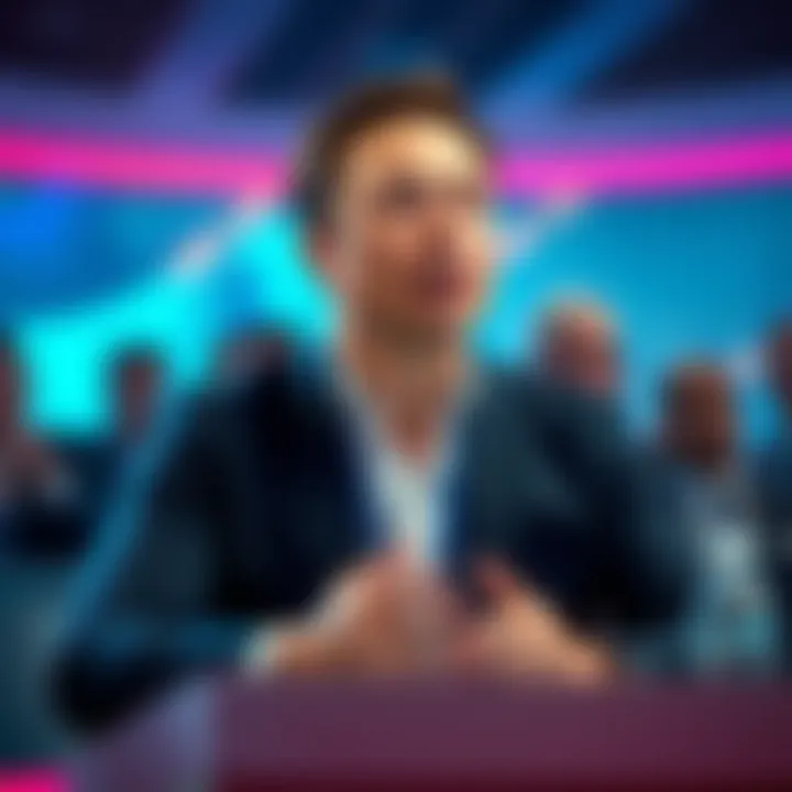 Elon Musk speaks at a press conference about his payment app X Money and stablecoin launch, with concerns raised by Senator Warren.