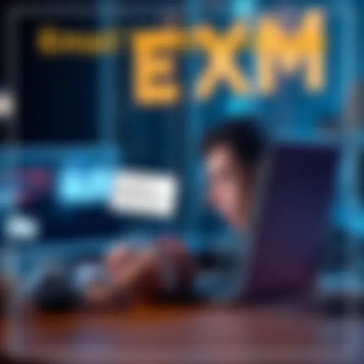 A frustrated person checking their email on a laptop, looking at a notification about too many verification requests.