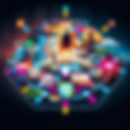 A collage of various sectors showing technology, society, and nature representing change and trends.