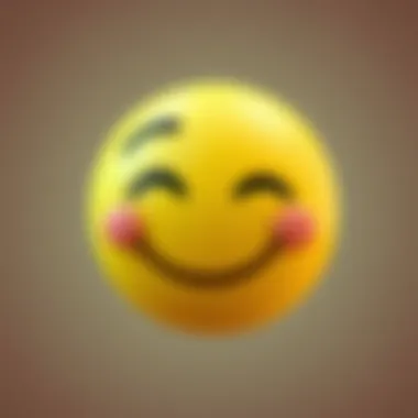 Emoji Smirk A close-up of the π emoji, showing its playful smirk and raised eyebrow, symbolizing confidence and flirtation in communication.