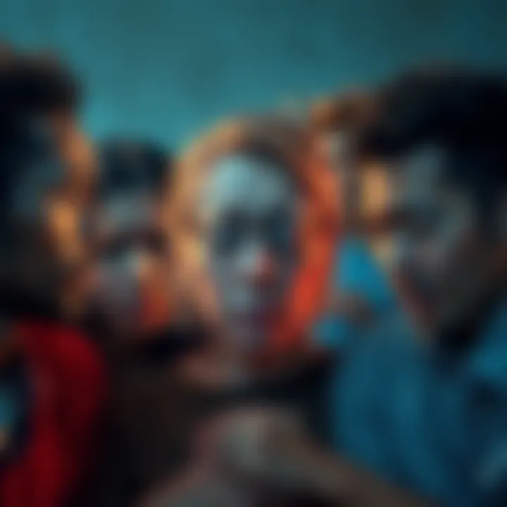 A group of diverse individuals showing various expressions of sadness and frustration, reflecting their emotional struggles