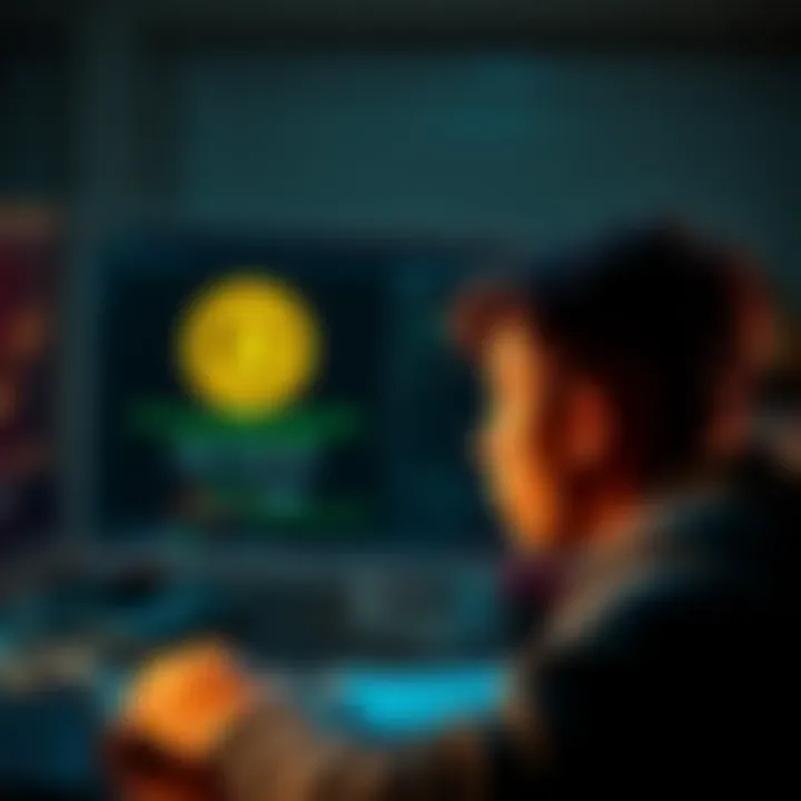 A person looking at a computer screen displaying an empty wallet with a shocked expression, symbolizing Bitcoin loss due to a compromised seed phrase.