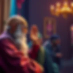 Encouraging Advice for Michael A wise figure shares uplifting advice with Michael to help him feel more positive and hopeful.