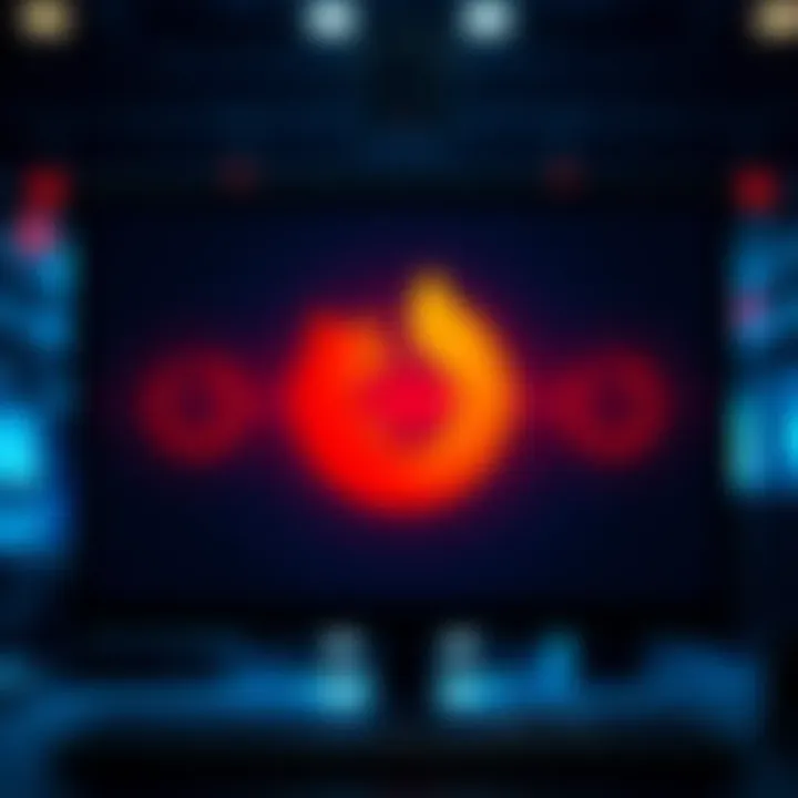 A computer screen showing the endless loading icon while trying to sign in to a platform using Firefox on Windows 10