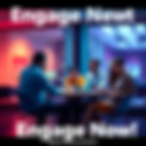 A group of people gathered around a table, sharing ideas and discussing trading strategies in a friendly setting.