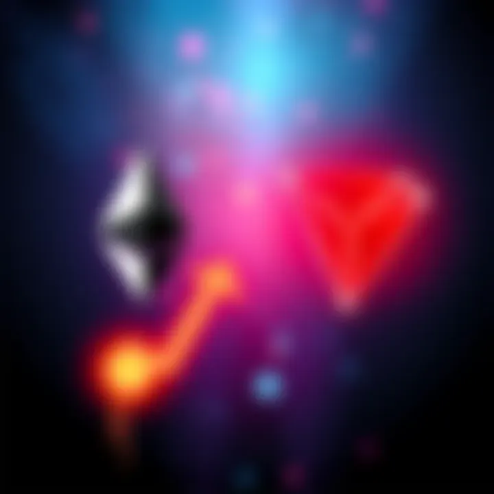 A graphic showing Ethereum and TRON logos with a downward trend arrow, indicating potential impact on TRON if Ethereum becomes the US stablecoin.