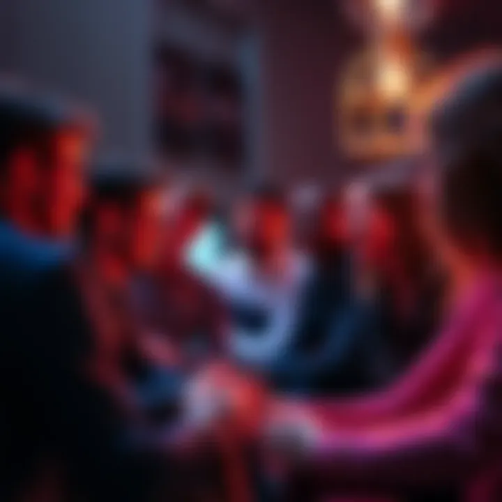 A group of people collaborating and sharing ideas about Ethereum, symbolizing generosity and community spirit in the digital age.