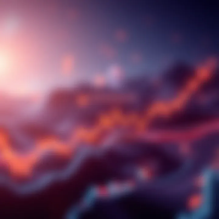 Graph showing Ethereum's decline over three quarters with downward trend line and low sentiment indicators