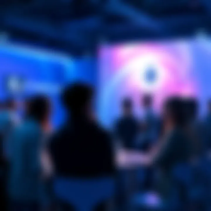 A group of people engaging in a conversation about Ethereum topics in a lively forum setting