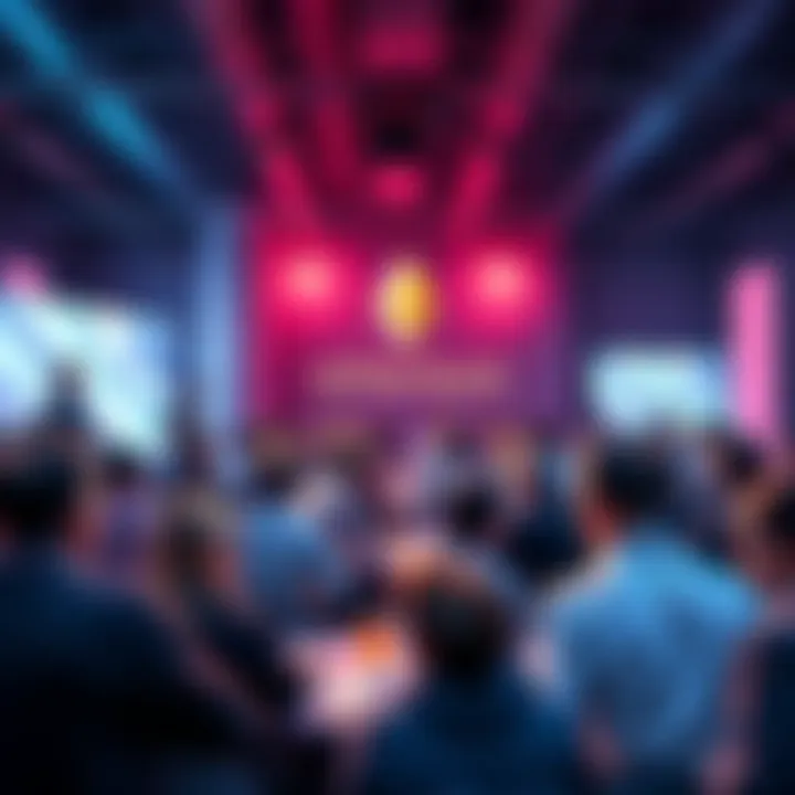 People engaging in a lively discussion about Ethereum and cryptocurrency trends