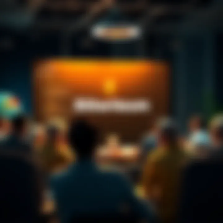 A group of people discussing Ethereum topics online on user boards.