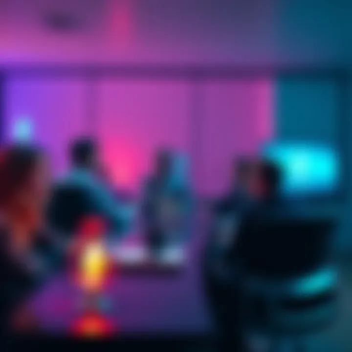 People engaging in a discussion about Ethereum in a virtual setting.