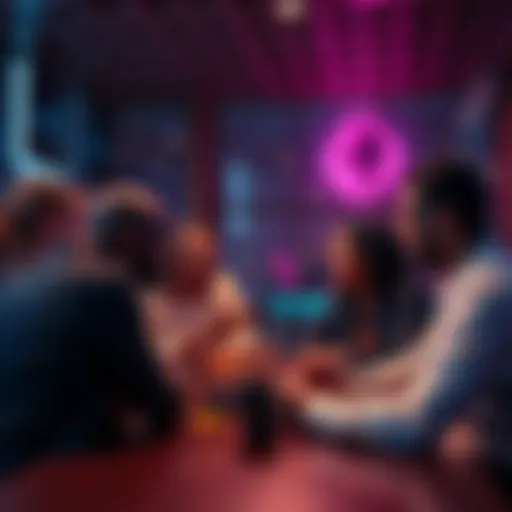 Ethereum Discussion Group A group of people sharing ideas about Ethereum in an online forum setting.