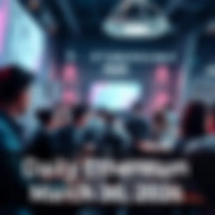 A group of people engaging in a discussion about Ethereum topics and news at a community forum