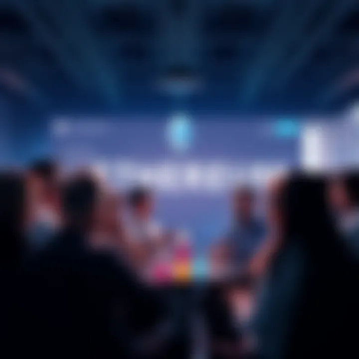 Ethereum discussion People engaging in a lively discussion about Ethereum news and updates
