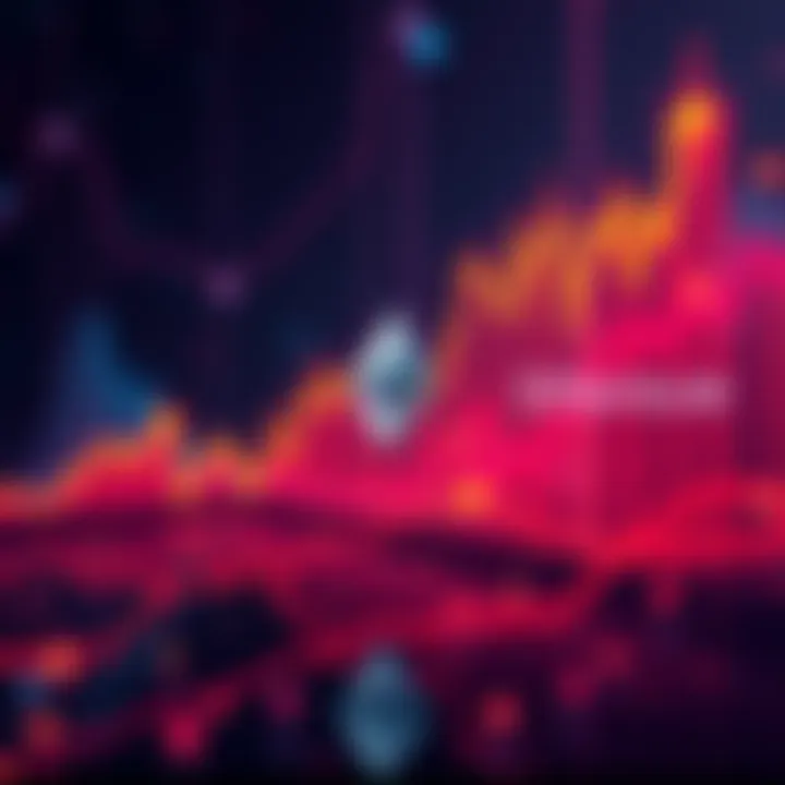 A chart showing Ethereum's price rising, indicating a bullish trend amidst market speculation.