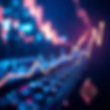 Graph showing Ethereum price reaching $40,000 with rising trend line