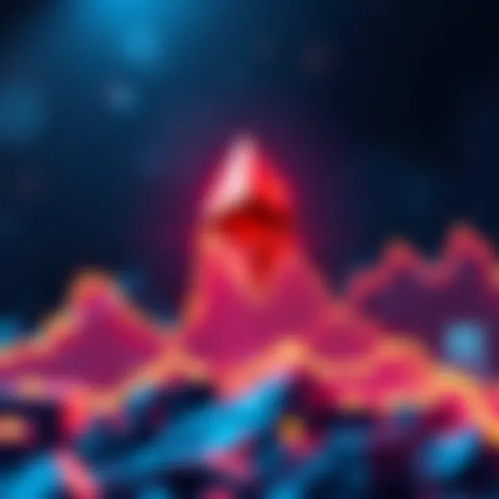 Graph showing the rise in active addresses in the Ethereum ecosystem reaching over 9.5 million