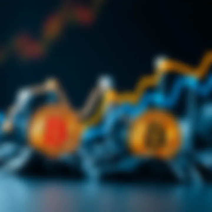 Ethereum and Bitcoin Comparison A graphic showing Ethereum rising above Bitcoin, symbolizing the expected market shift in cryptocurrency.