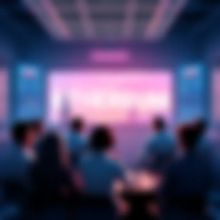 Group of people engaging in discussion about Ethereum topics