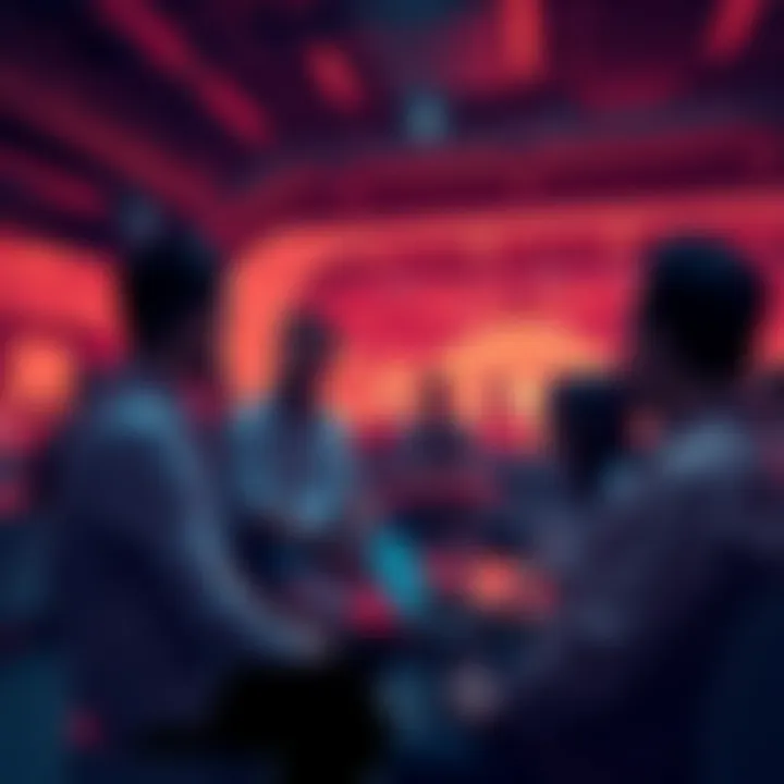 A group of people discussing Ethereum topics in a casual setting, sharing thoughts and insights.