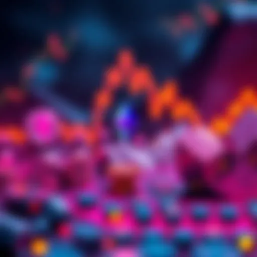 A graphic showing fluctuating price predictions for Ethereum from experts, ranging from a low to a high value over time.