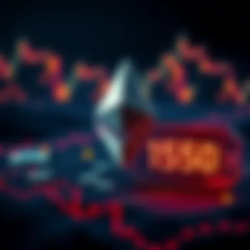 Ethereum Symbol with Steady Price Tag A graphic showing the Ethereum symbol alongside a price tag reading 1550, symbolizing stability in the crypto market.