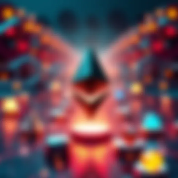 Ethereum Roadmap Impact A graphic showing the Ethereum logo with icons representing layer 2 solutions like Manta Network and StarkNet in a connected layout, indicating their relationship to the Ethereum roadmap.