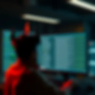 A user looking at a computer screen with a list of Ethereum RPC error codes and explanations on it.