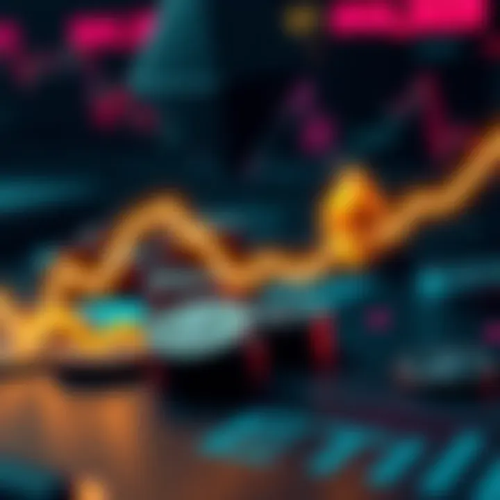 A graphic showing a downward trend line illustrating the dip in Ethereum supply on Binance, with coins being pulled off an exchange.