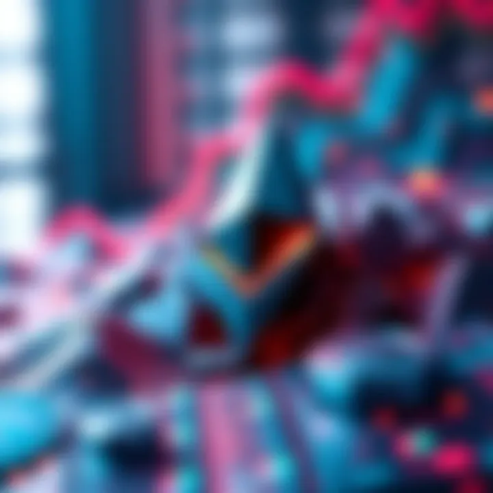 A visual representation of Ethereum's record daily transactions with digital elements symbolizing high activity and growth.