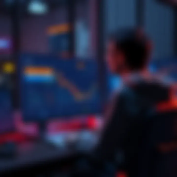A person at a computer screen showing a currency exchange platform, analyzing fees for swapping EURx to USDT for a €2,100 deposit