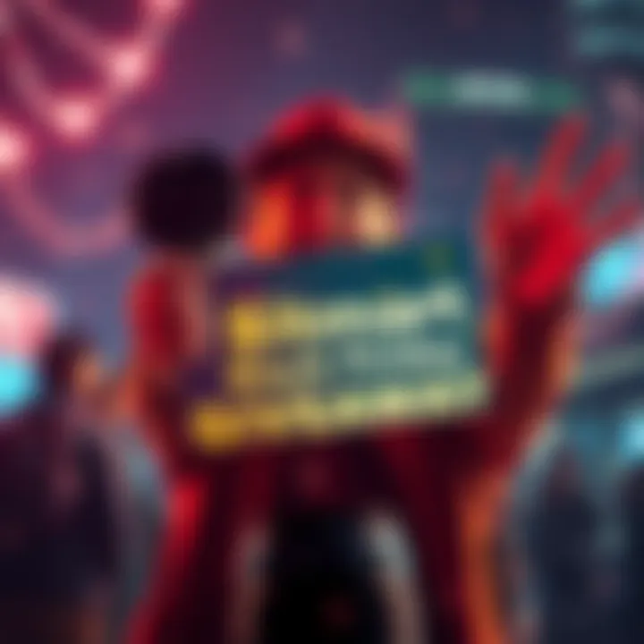 Person celebrating with a Bitmart Card giveaway promotional banner