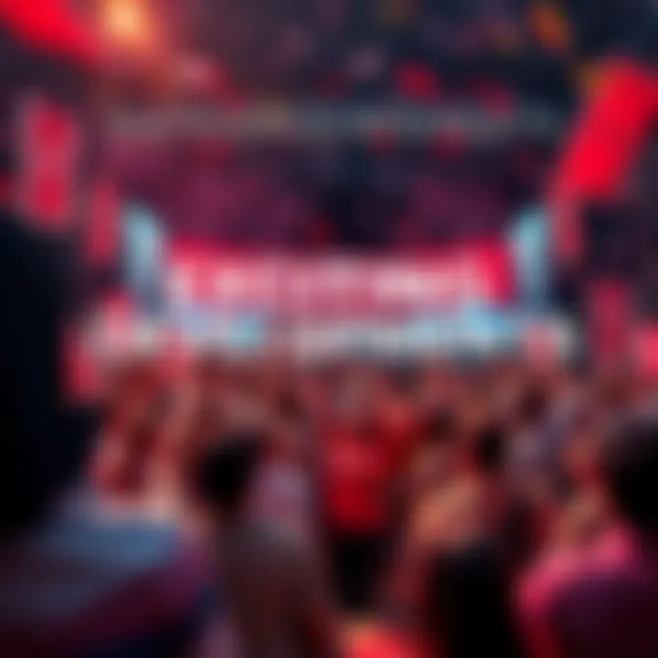 Exciting Developments A vibrant scene showcasing people celebrating recent achievements with banners and confetti.
