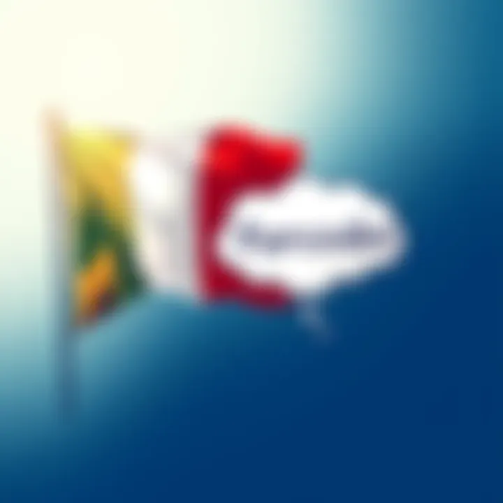 An illustration showing an Italian flag alongside a thought bubble containing the word 'Porcodio' and its English equivalent, highlighting cultural expressions.