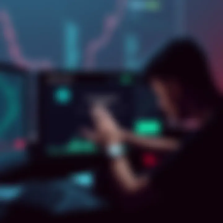 A frustrated person looking at a computer screen with a failed transaction message for Kraken Wallet