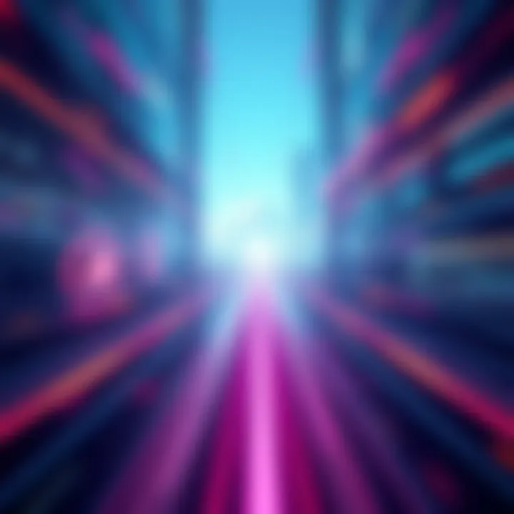 A visual representation of quick asset transfers to Hyperliquid accounts, showing symbols of blockchain and speed.