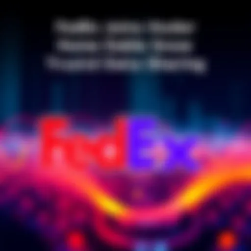 FedEx logo alongside Hedera Council logo, symbolizing their partnership for secure data sharing